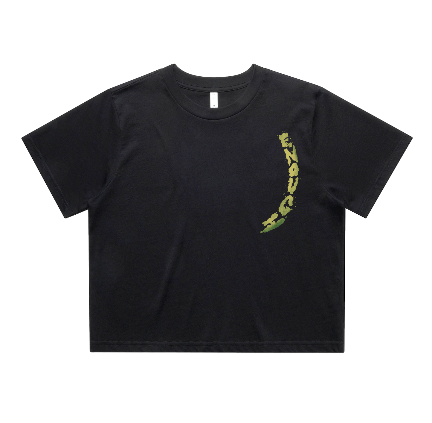Enough Womens Crop Tee